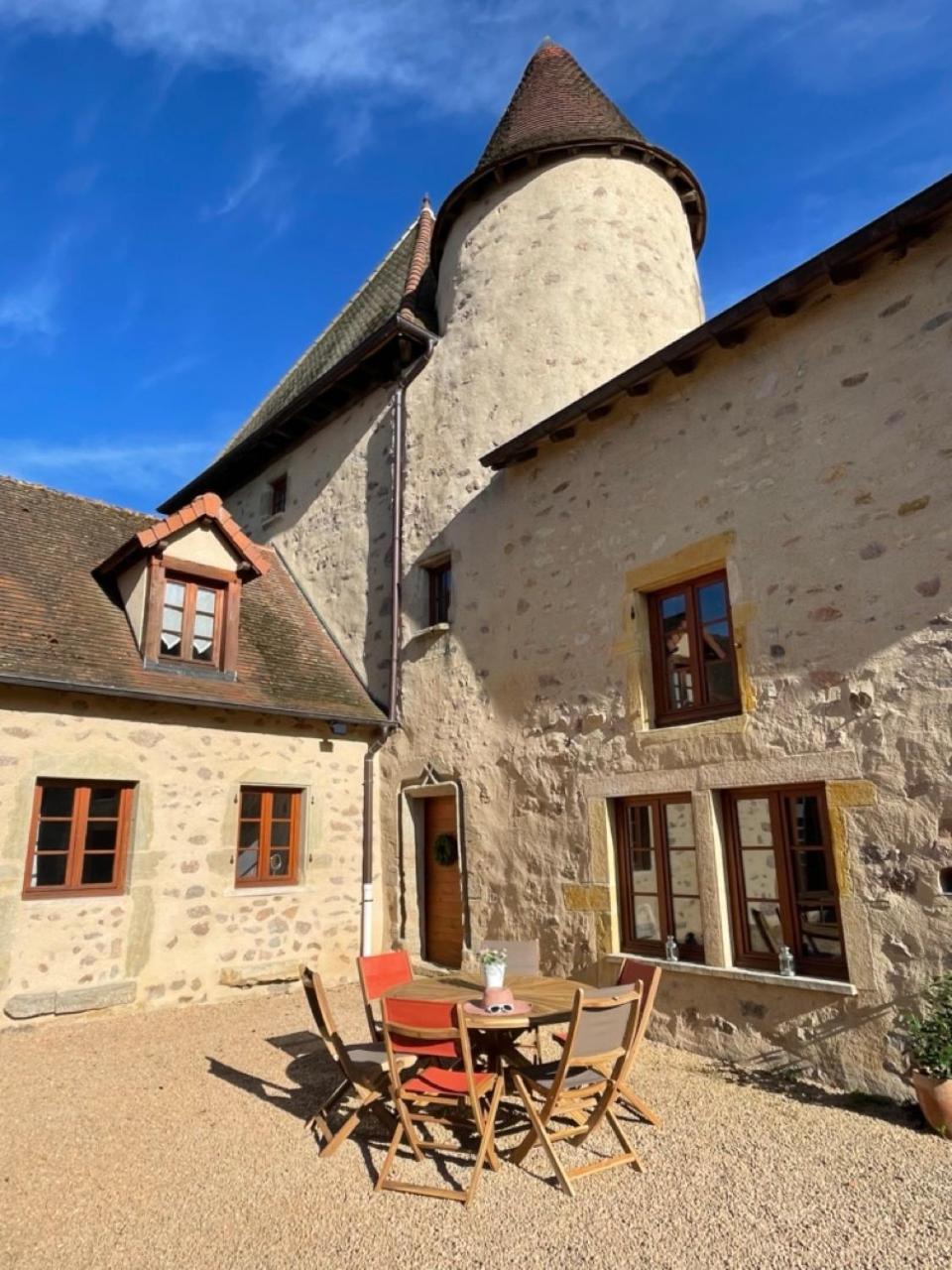 Bed and Breakfast Chateau De Grandvaux à Varennes-sous-Dun Extérieur photo