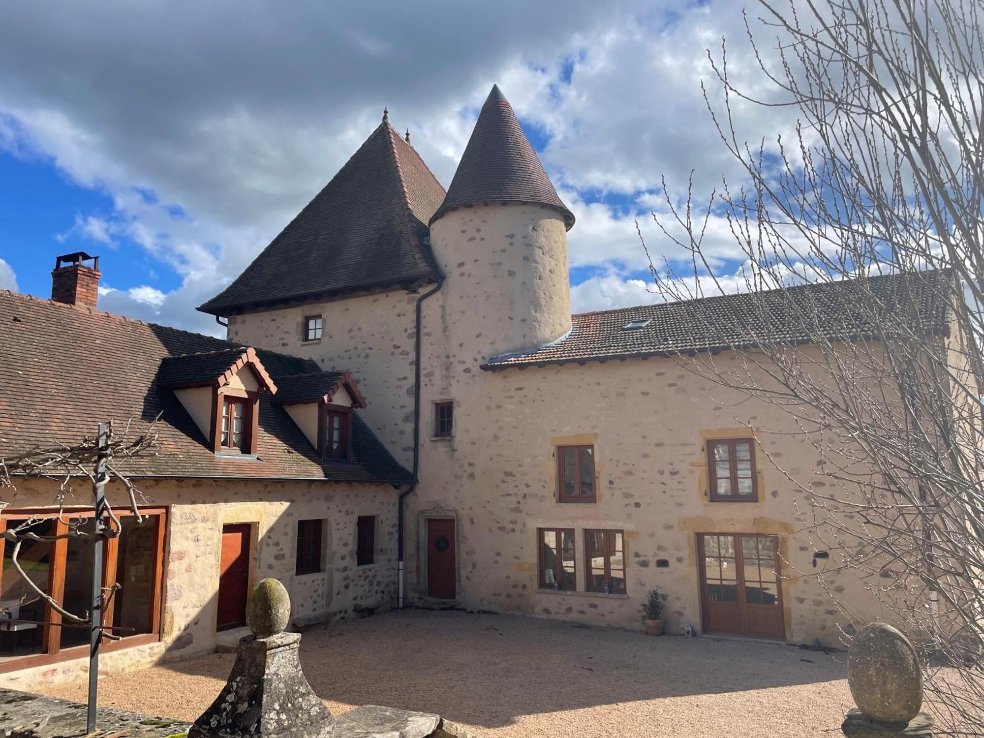 Bed and Breakfast Chateau De Grandvaux à Varennes-sous-Dun Extérieur photo